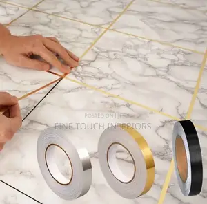 Gold Silver Black Adhesive Decorative Tape