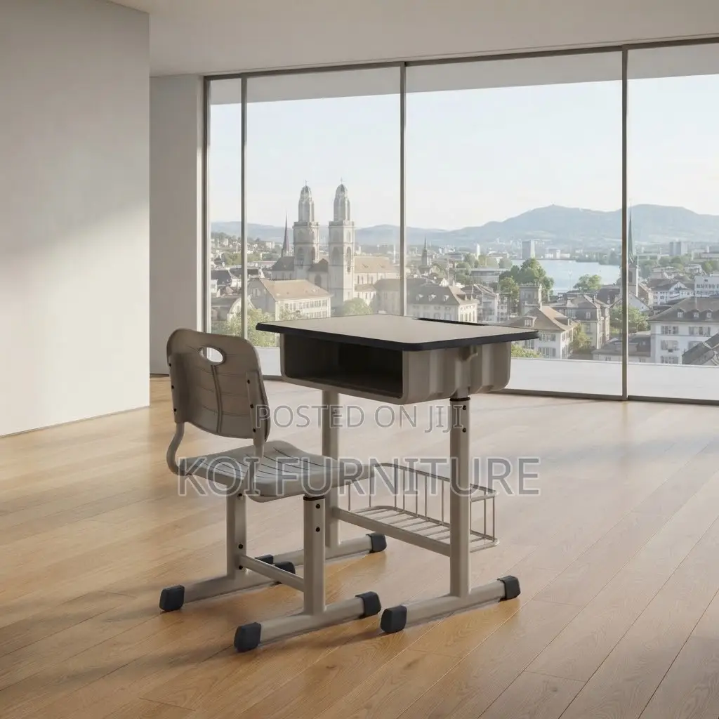 Home Desk; Kids Modern Height Extendable Desk Chair Set