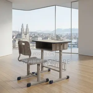 Home Desk; Kids Modern Height Extendable Desk Chair Set