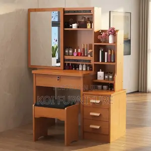 Dressers; Dressing Room Vanity Set With Make Up Drawer