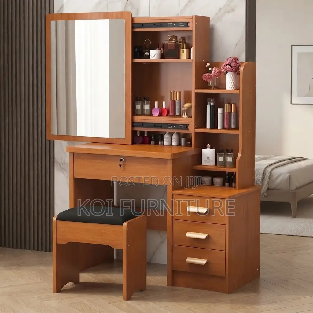 Dressers; Dressing Room Vanity Set With Make Up Drawer
