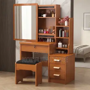 Dressers; Dressing Room Vanity Set With Make Up Drawer