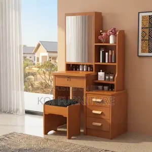 Dressers; Dressing Room Vanity Set With Make Up Drawer