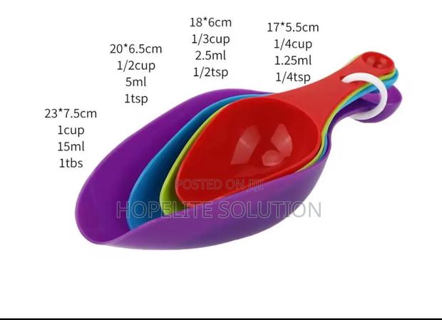 Measuring Scoops Multicolour 4pcs Set