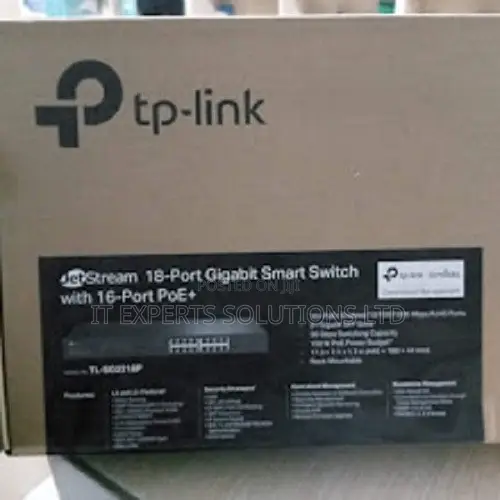 Tp Link Jetstream 18 Port Gigabit Smart Switch Sg2218p