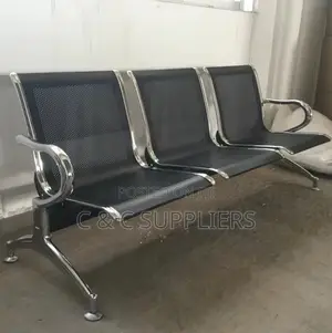 3 Seat Salon Waiting Bench
