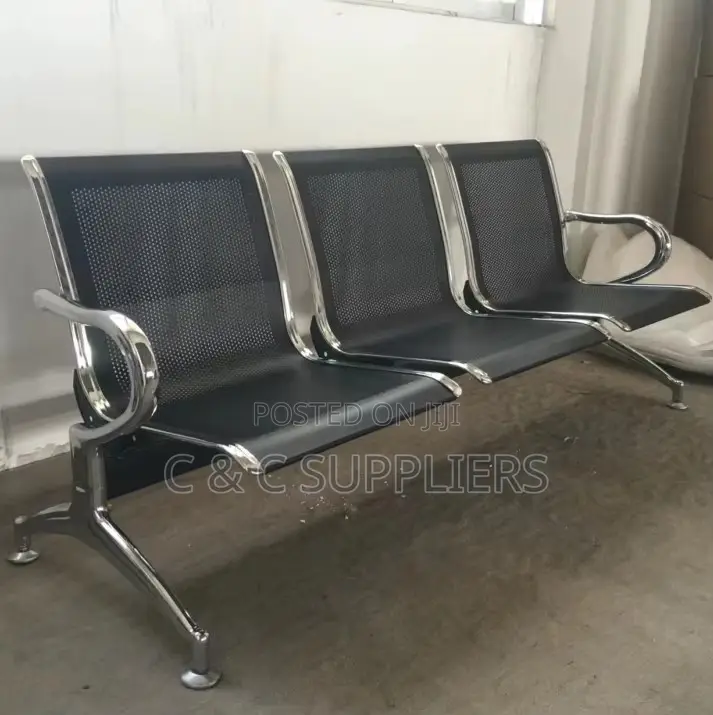 3 Seat Salon Waiting Bench