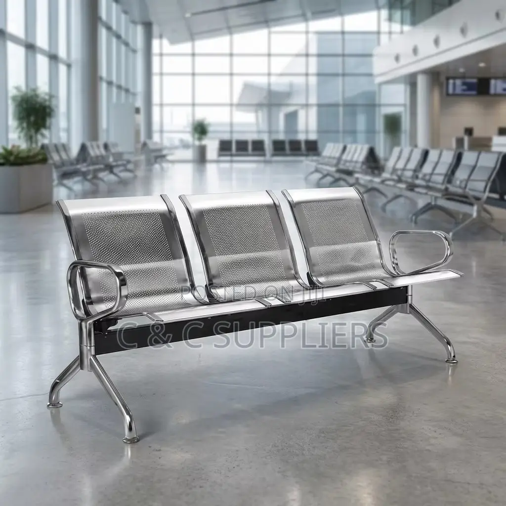 3 Seat Salon Waiting Bench