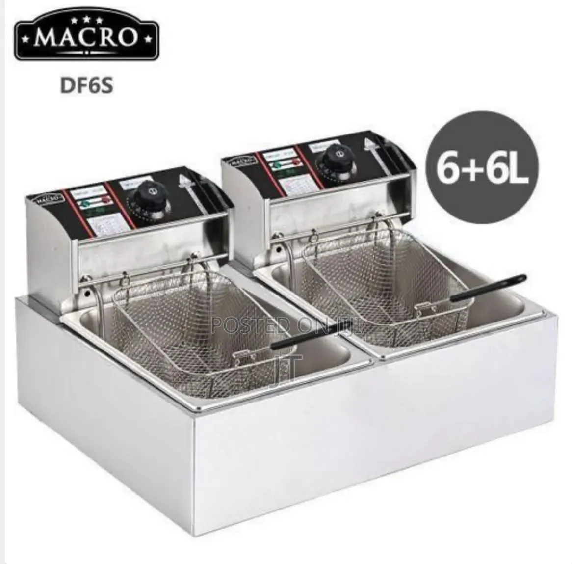 Macro Double Deep Fryer(12ltrs)