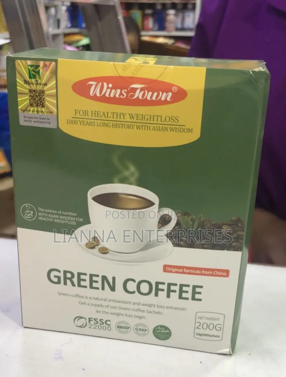 Wins Town Green Coffee**slim Coffee**