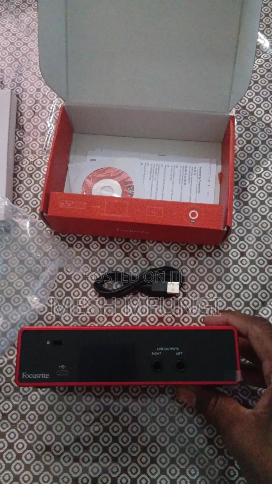 Focusrite Scarlett 2i2 3rd Gen USB Audio Interface – Brand New