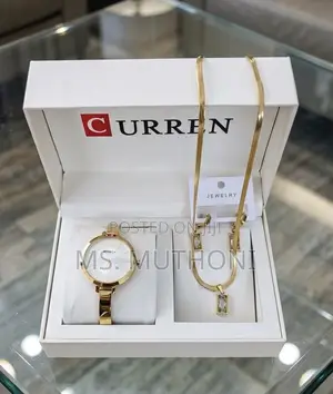 CURREN Elegant Ladies Quartz Wristwatch and Fashion Accessory Bund