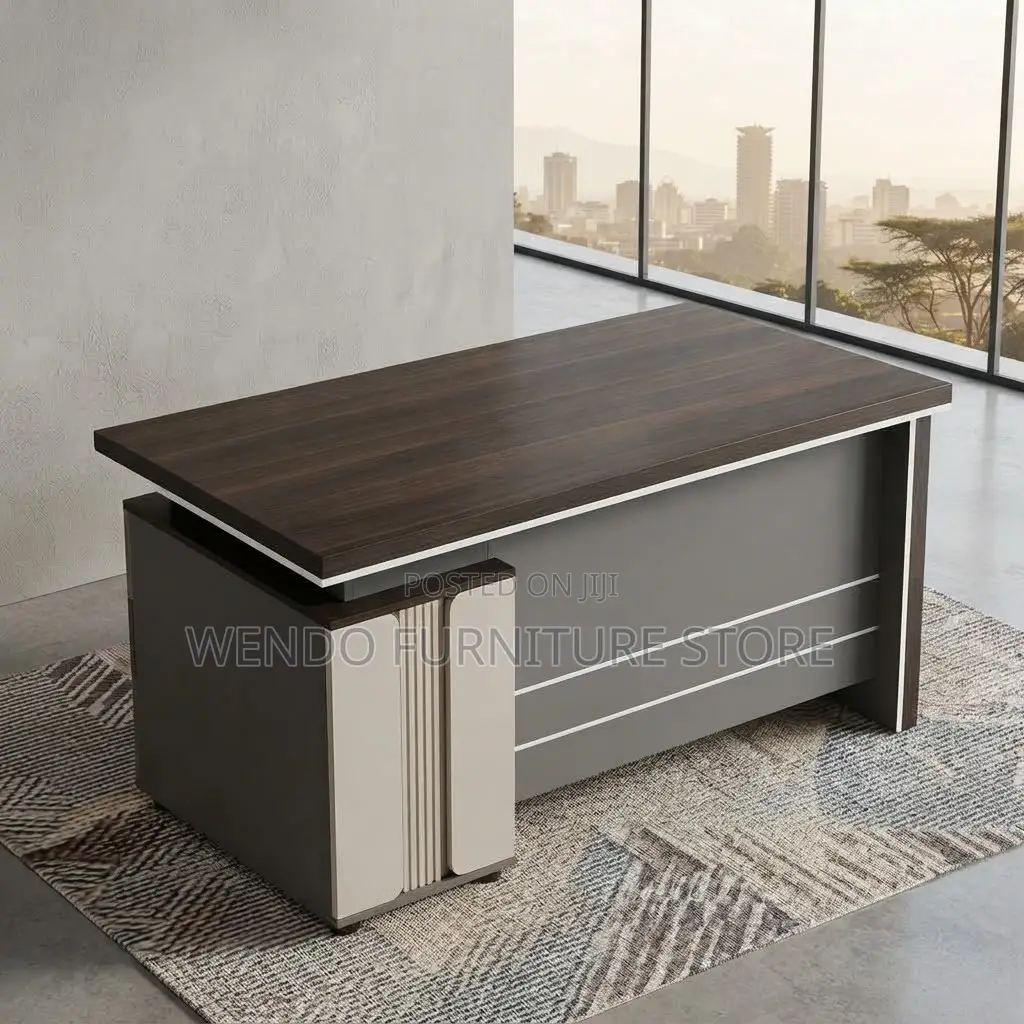 Office Desk; Lockable 1200MM Executive Home Office Work Desk
