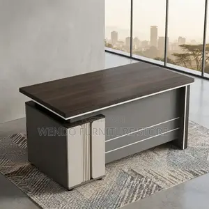 Office Desk; Lockable 1200MM Executive Home Office Work Desk