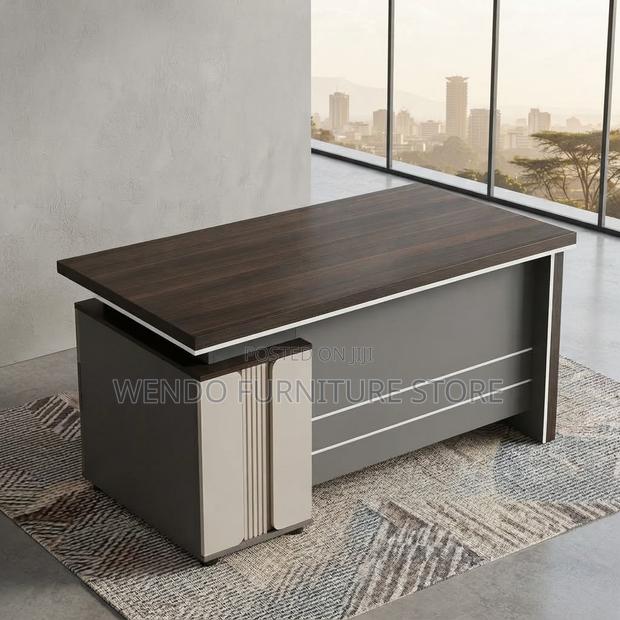 Office Desk; Lockable 1200MM Executive Home Office Work Desk