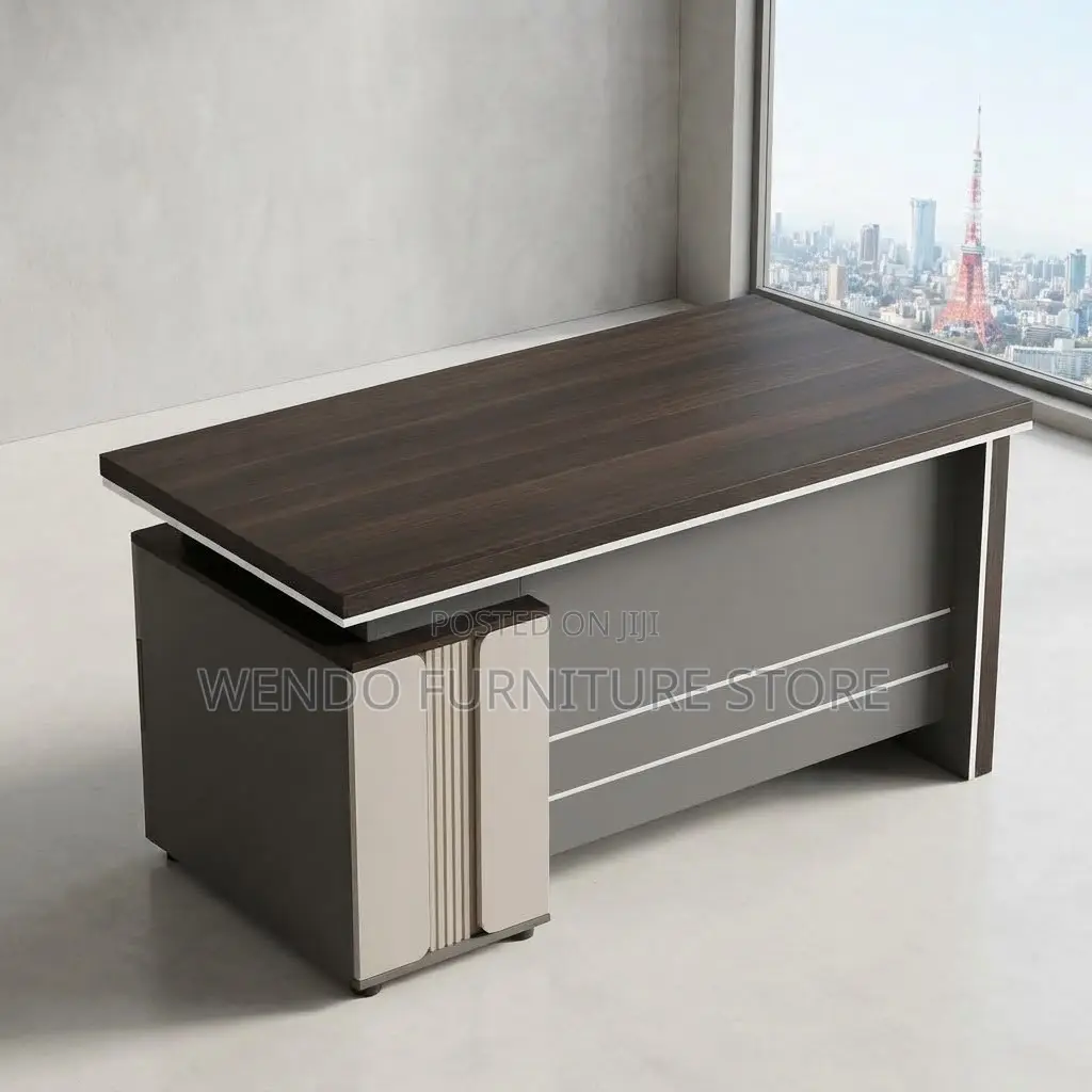 Office Desk; Lockable 1200MM Executive Home Office Work Desk