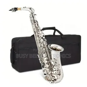 Yamaha-Quality Alto Saxophone With Accessories - Silver