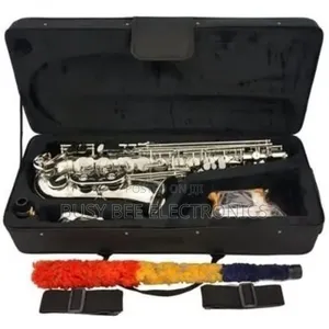 Yamaha-Quality Alto Saxophone With Accessories - Silver