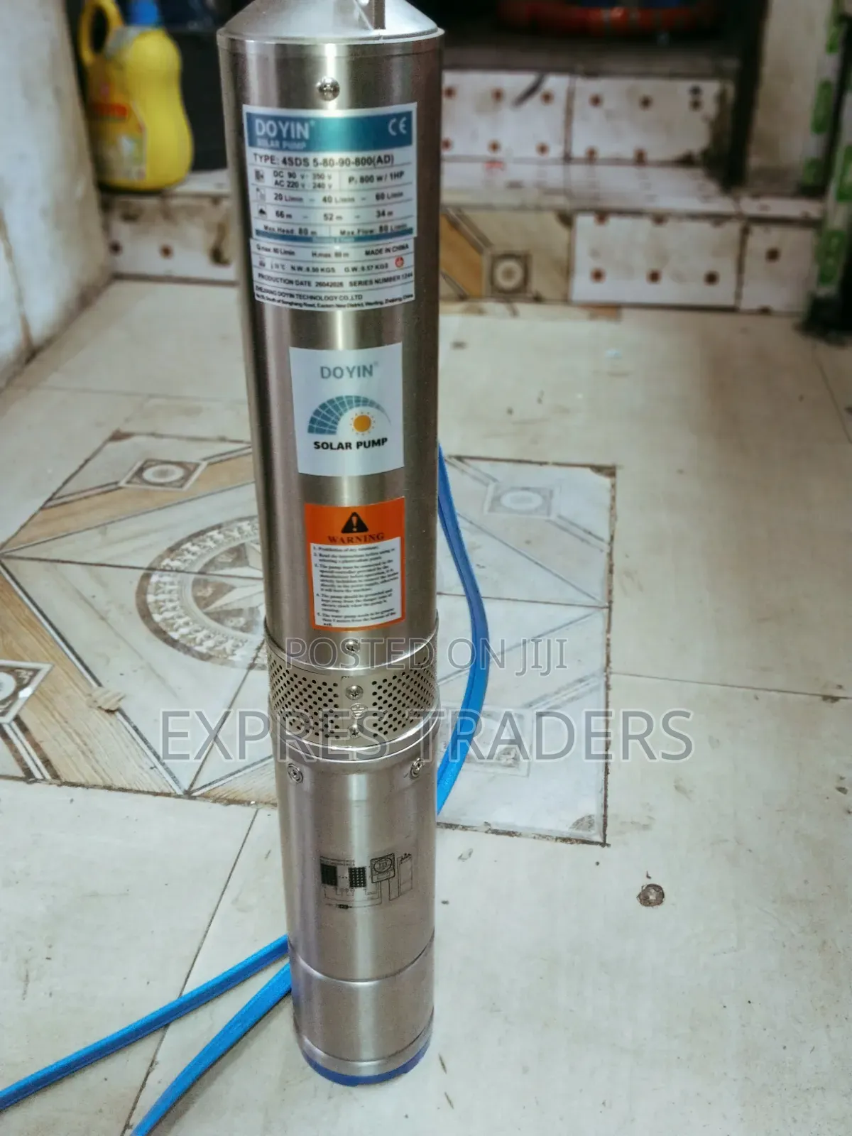 Doyin Hybrid Pump (AC/DC) -80 Metres