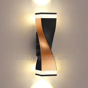 Spiral Shape Indoor Outdoor Wall Lights
