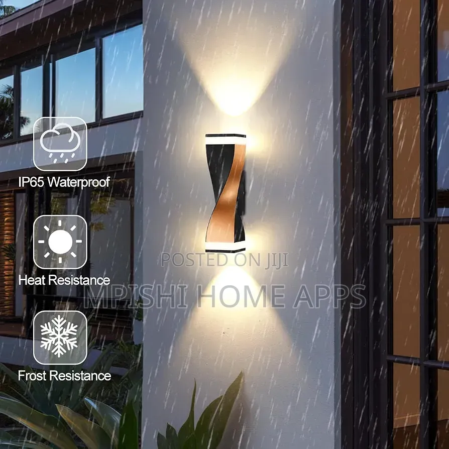 Spiral Shape Indoor Outdoor Wall Lights