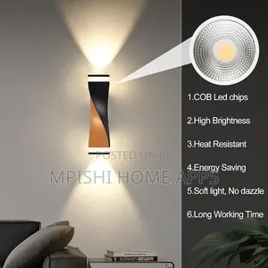 Spiral Shape Indoor Outdoor Wall Lights