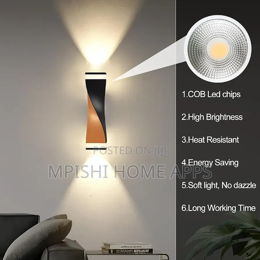 Spiral Shape Indoor Outdoor Wall Lights