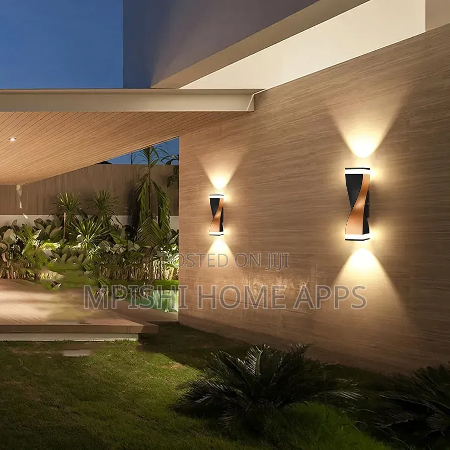 Spiral Shape Indoor Outdoor Wall Lights