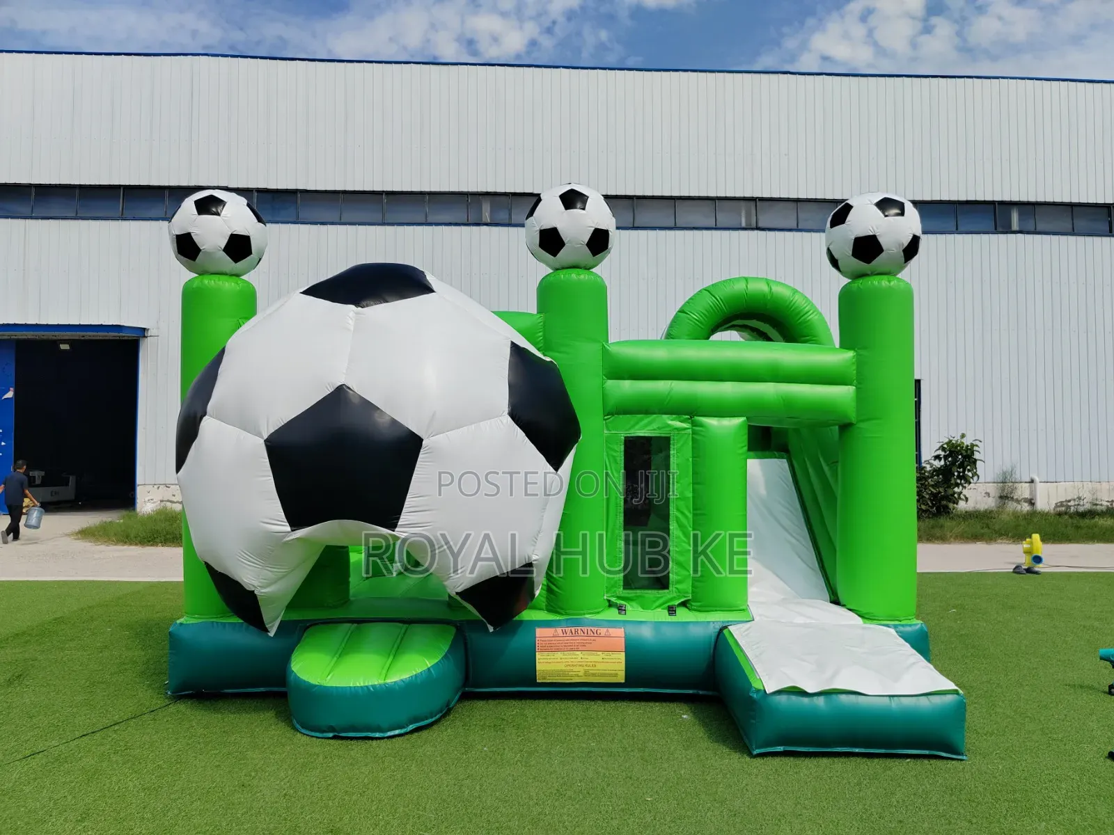 Football Theme Bouncing Castle for Hire