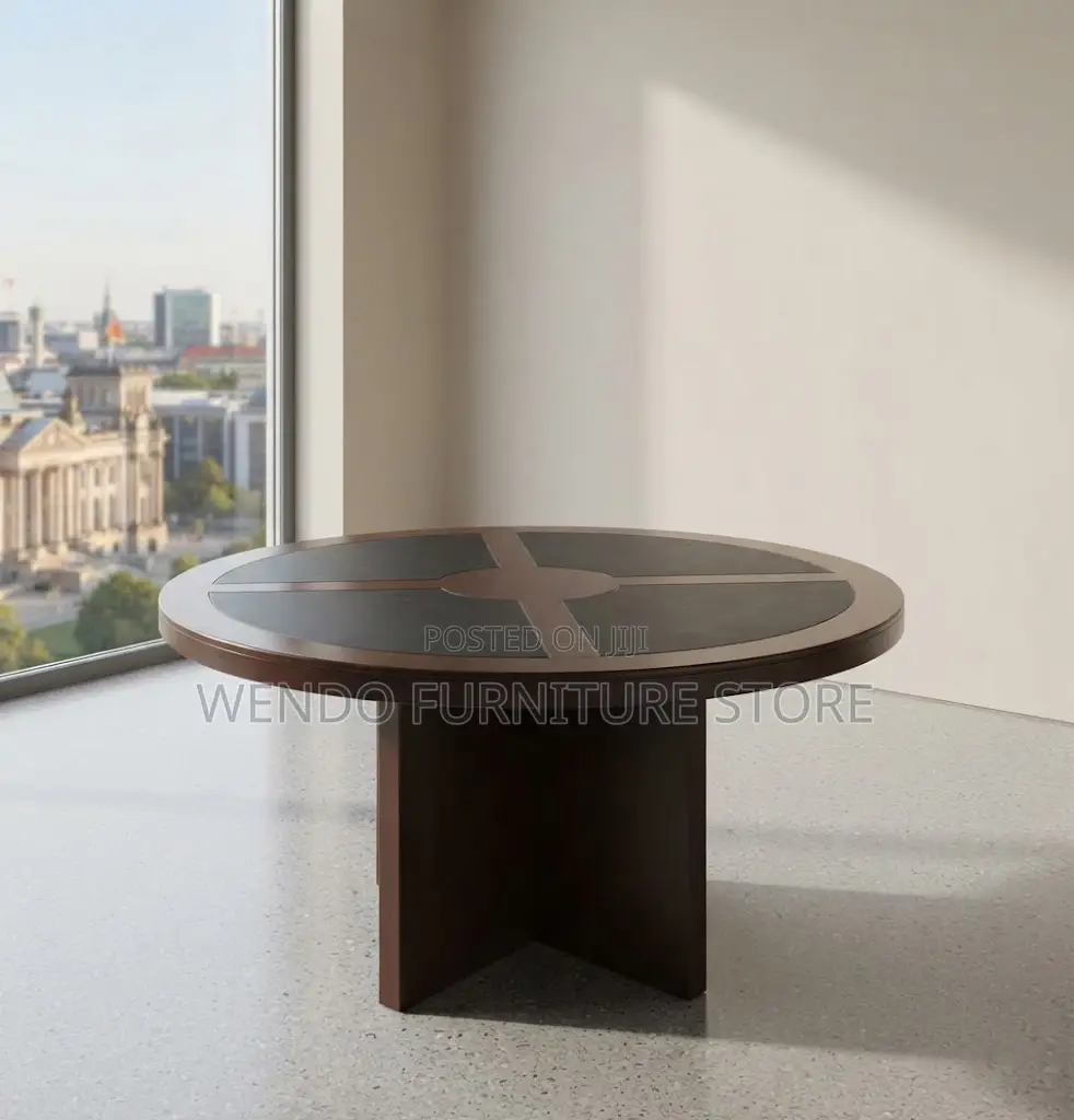 Boardroom Table; Mahogany 1200MM Round Diplomatic Tables