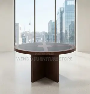 Boardroom Table; Mahogany 1200MM Round Diplomatic Tables