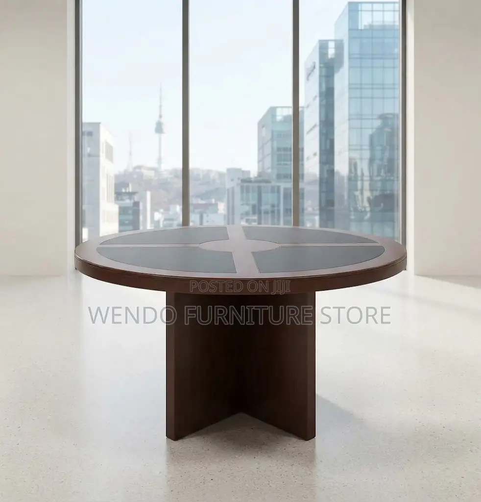 Boardroom Table; Mahogany 1200MM Round Diplomatic Tables