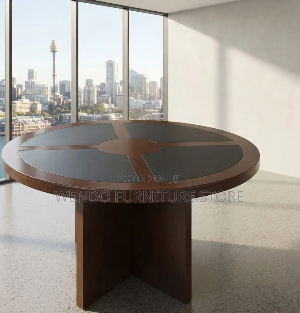 Boardroom Table; Mahogany 1200MM Round Diplomatic Tables