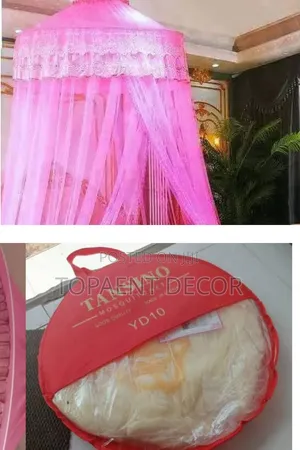 Pink Round Mosquito Net