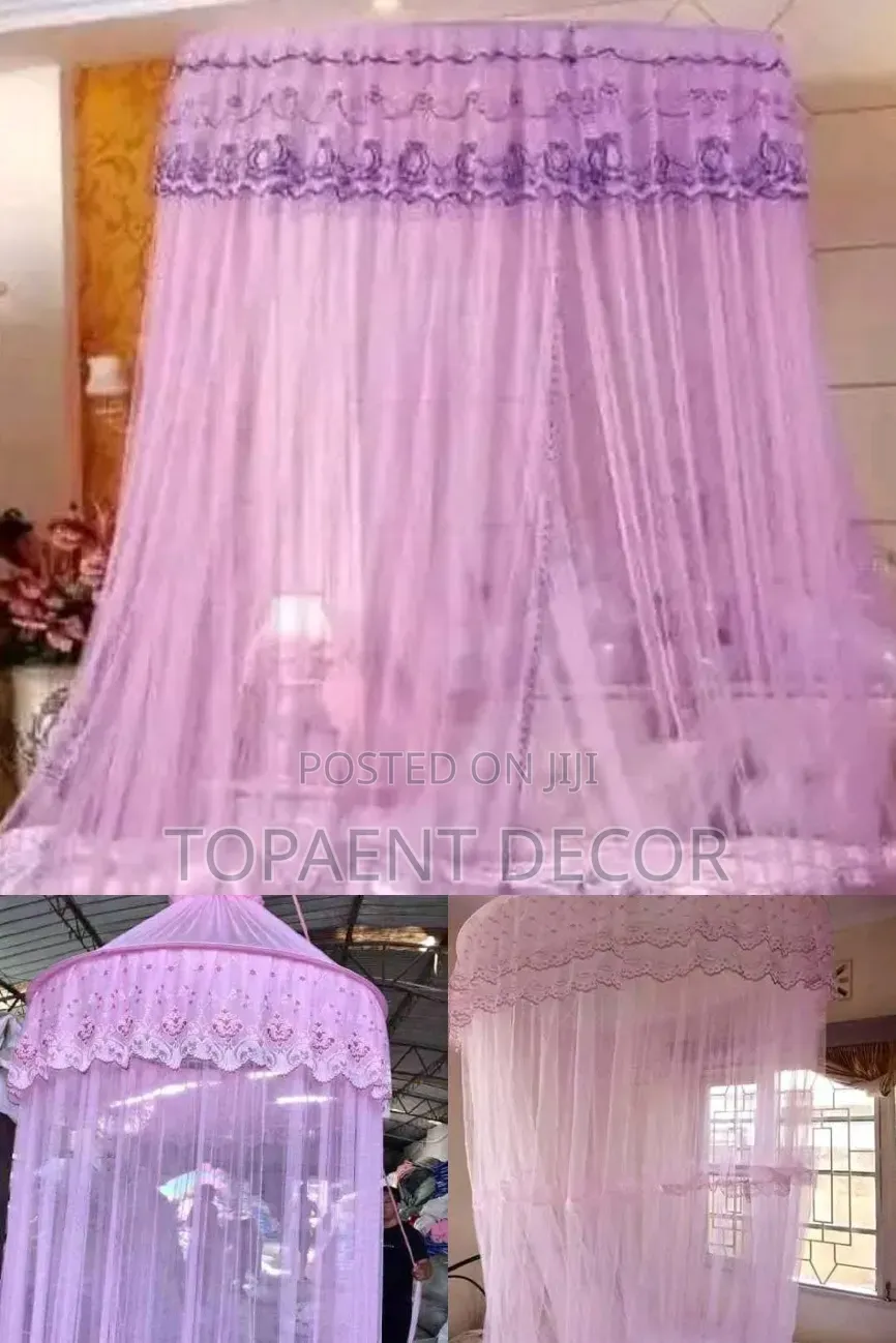 Pink Round Mosquito Net