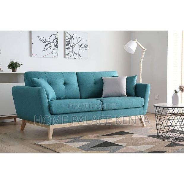 Sofa; Premium 2 Seater Fabric Sofa for Comfortable Modern Home Seating - thumbnail 3