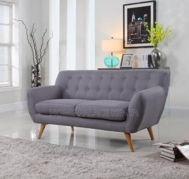 Sofa; Premium 2 Seater Fabric Sofa for Comfortable Modern Home Seating - thumbnail 4