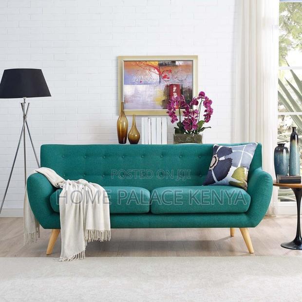 Sofa; Premium 2 Seater Fabric Sofa for Comfortable Modern Home Seating - thumbnail 8