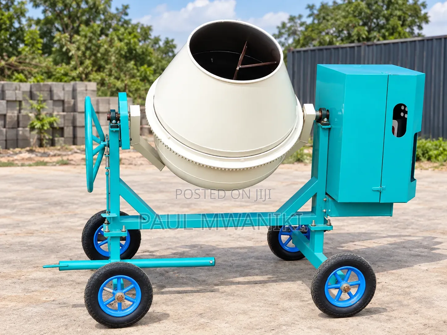 AICO 400L Diesel Concrete Mixer – 7HP Engine