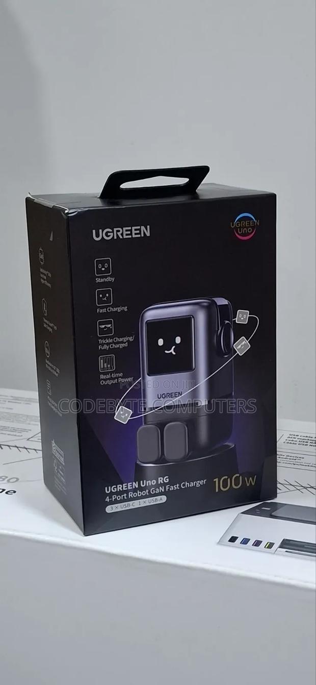 100W Fast Charger-Ugreen Uno 100W 4-Port GaN Fast Charger UK
