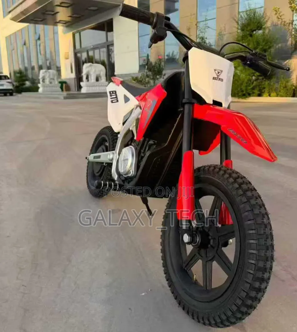 Electric Kids Dirt Bike - 14" Pneumatic Tyres, Hydraulic Disc Brake