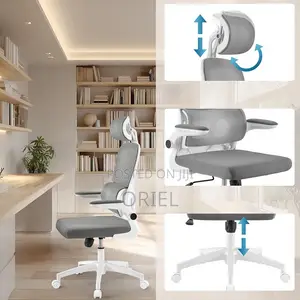 White Ergonomic HighBack Orthopedic OfficeChair.