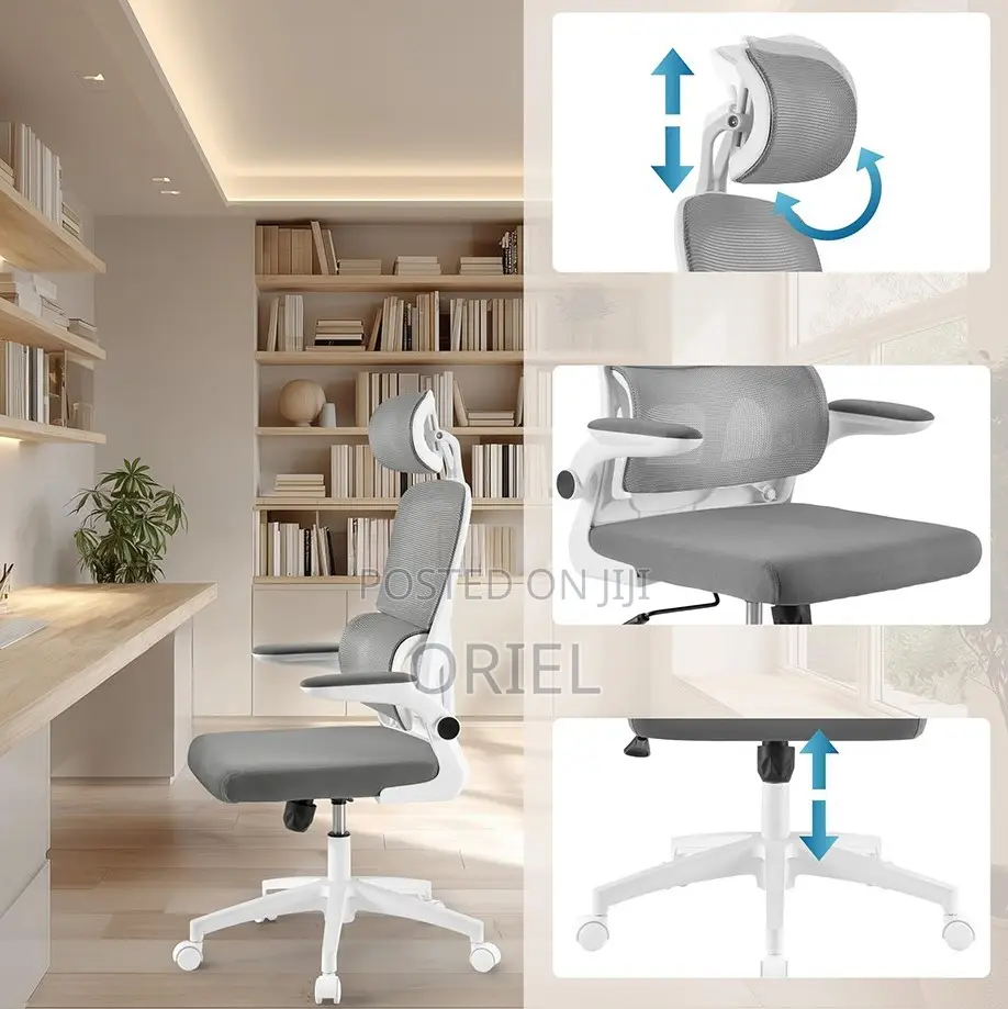 White Ergonomic HighBack Orthopedic OfficeChair.