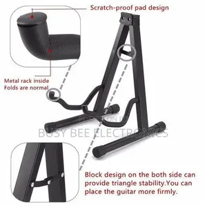 Foldable Guitar Holder Stand Instrument Holder Bass Stand