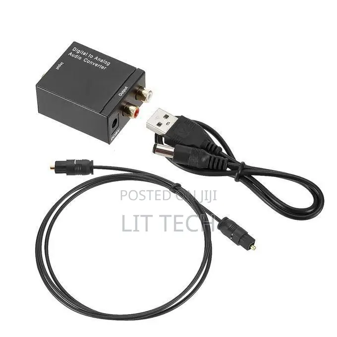 Digital-to-Analog Audio Converter Digital Optical Coaxial Inputs