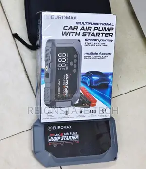 12V EUROMAX Car JumpStarter With Air Compressor
