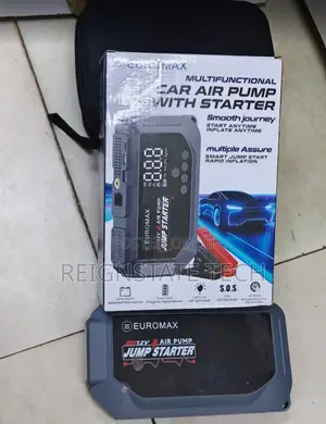 12V EUROMAX Car JumpStarter With Air Compressor