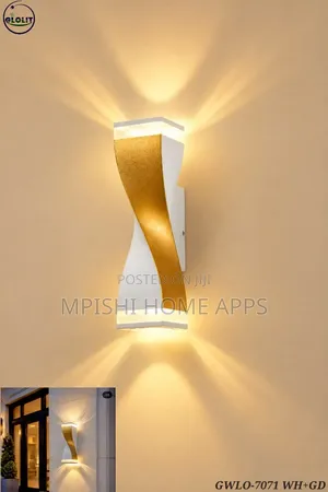 Modern Twisted LED Wall Light