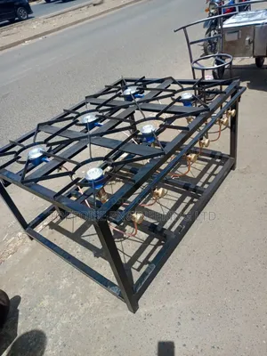 Commercial Cooking Units 6 Burner Gas Cooker Size 1300mm by 800mm