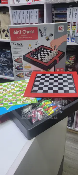 6 in 1 Chess Game Board